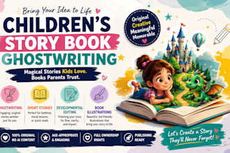 be children story book writer children book ghostwriter bedtime story writer