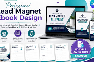 design lead magnet ebook canva ebook design course workbook ai ebook writer