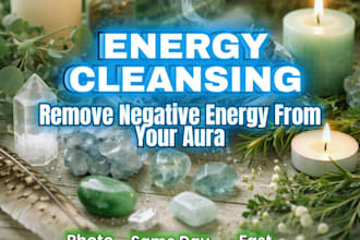 cast energy cleansing spell, remove negative energy, cleanse evil eye