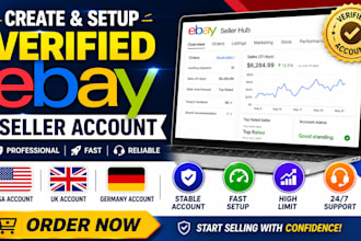 open verified ebay seller account, ebay account creation ebay store design