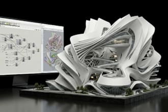 create 3d model parametric design with grasshopper