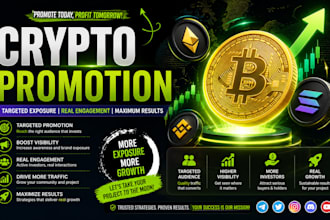 do crypto promotion, telegram promotion, ico and nft marketing