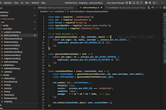 diagnose your nodejs backend and write a technical blueprint