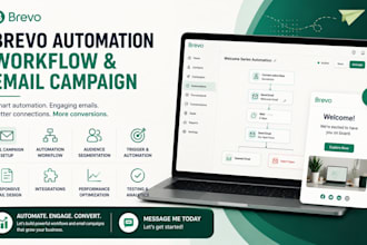 create brevo automation workflow and email campaign
