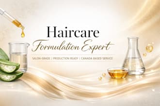 cosmetic chemist for skincare and haircare