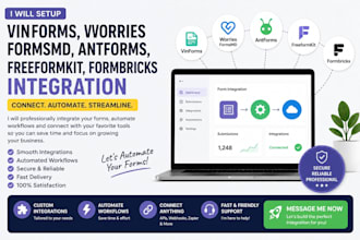 setup vinforms woorise formsmd antforms freeformkit formbricks integration