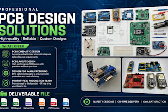 work as hardware engineer to design prototype pcb and embedded systems