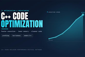 optimize and refactor your cpp code for better performance