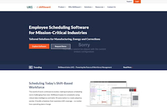 build wix workforce management website shift scheduling leave management system