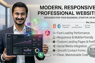 develop a responsive business website