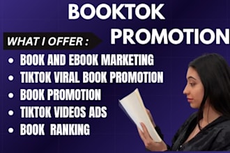 create viral booktok videos for your book promotion