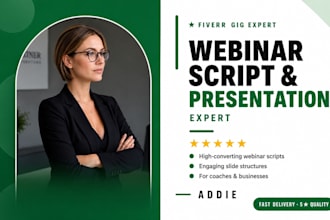 high converting webinar script and presentation for coaches
