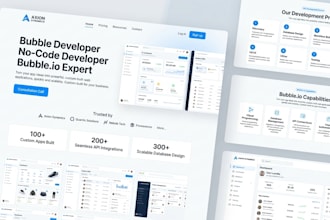 create scalable bubble io saas, bubble web app, bubble ai app