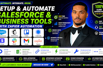 setup salesforce mailchimp trello calendly stripe slack gmail zapier automation