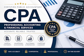 prepare and sign US CPA letter, CPA comfort letter and audit financial statement