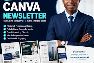 do canva email newsletter template canva flowdesk email design