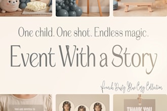 create a cohesive birthday party visual concept