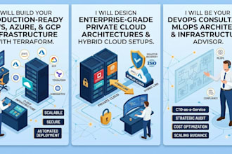 build production ready AWS, azure, and gcp cloud infrastructure