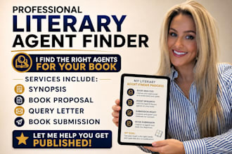 find the best literary agents and create a query letter that attracts offers