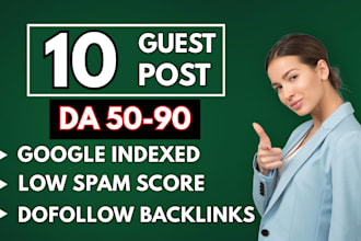 do general guest post on high da70 general blog with dofollow general backlinks