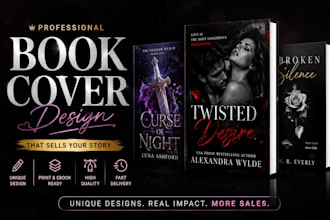 create cinematic dark romance and fantasy covers for indie authors and kindle