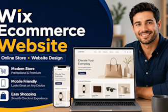 build wix ecommerce website wix online store wix website design