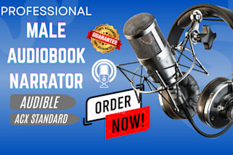 be your american male audiobook narrator for acx and audible