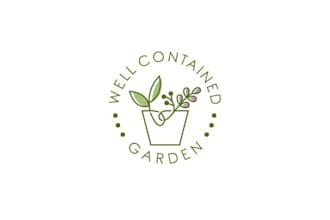 design unique flower gardening business logo