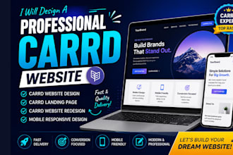 design carrd website, redesign carrd, carrd landing page, carrd website design