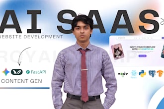 develop ai website development, ai mobile app, ai chatbot