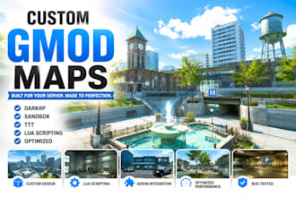 build a custom gmod map with lua scripting and addons