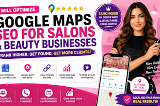 optimize google maps SEO for salons and beauty businesses