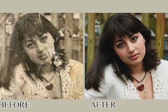restore, fix, and colorize old damaged photos