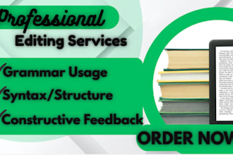 be the developmental editor for your novel or ebook
