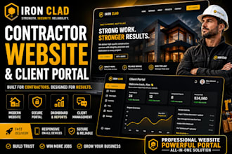 build a modern website for your construction or contractor business