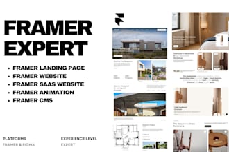 create framer website design, framer landing page, figma to framer, framer cms