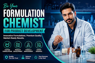 be your formulation chemist for product development