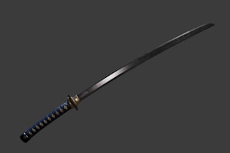 create stylized anime 3d weapons and game props
