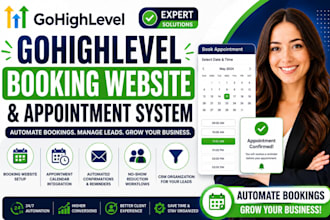 create gohighlevel website gohighlevel sales funnel booking system