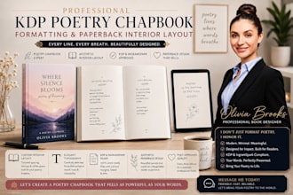 do KDP poetry chapbook formatting and paperback layout