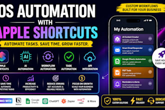 create apple shortcuts for ios workflow automation ios automation ai automation