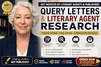 write winning query letters and find literary agents for your book