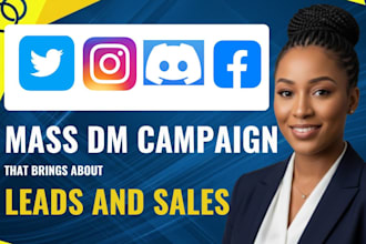 do instagram dm instagram mass dm facebook mass  dm sales outreach marketing