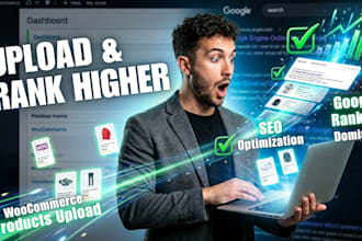 upload woocommerce products with SEO optimization