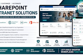 create modern sharepoint intranet using spfx and office 365
