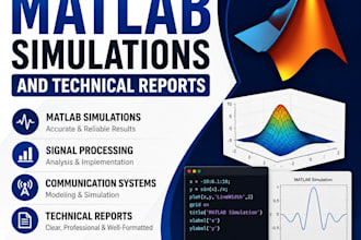 help with matlab simulations and technical reports