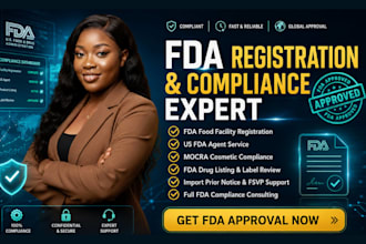 fda registration, fda listing, fda compliance fda us agent import permit