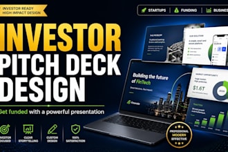design sales investor pitch deck slides tech industry speech presentation