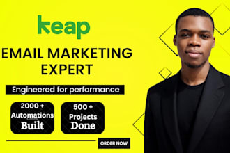 setup keap, email automation, email campaign and sales funnel, infusionsoft
