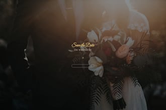 create a wedding website for the wedding invitation and rsvp